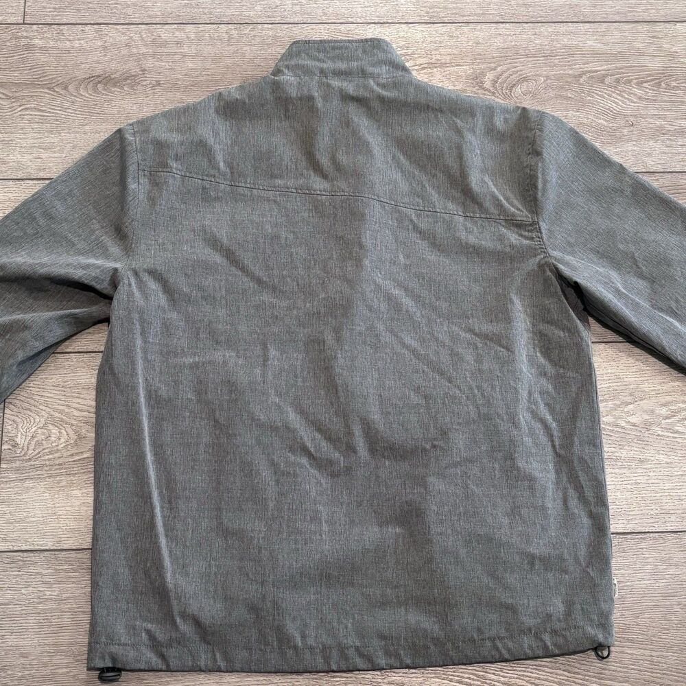 Linksoul Golf Jacket Mens Large Grey Windbreaker Lightweight‎ Full Zip Pockets - Picture 8 of 8
